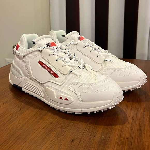 Polo Sport Ralph Lauren PS200 SK LTL shoes sneakers new white